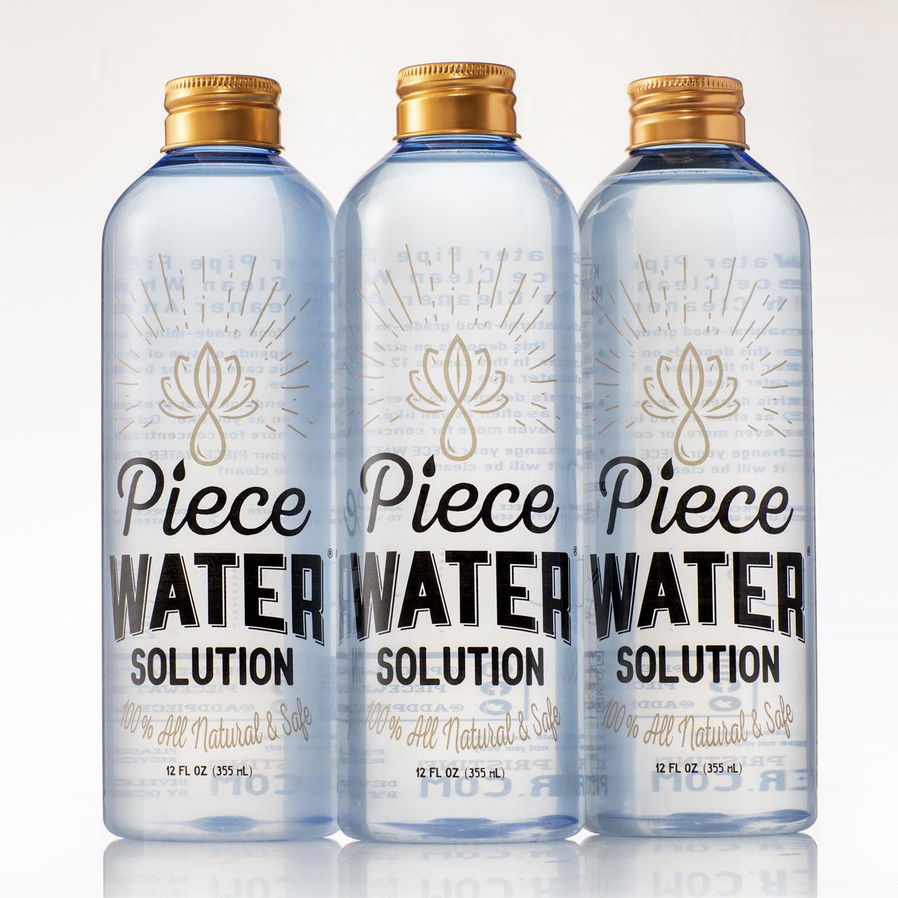 (3) BOTTLES PIECE WATER - mervace italiano 