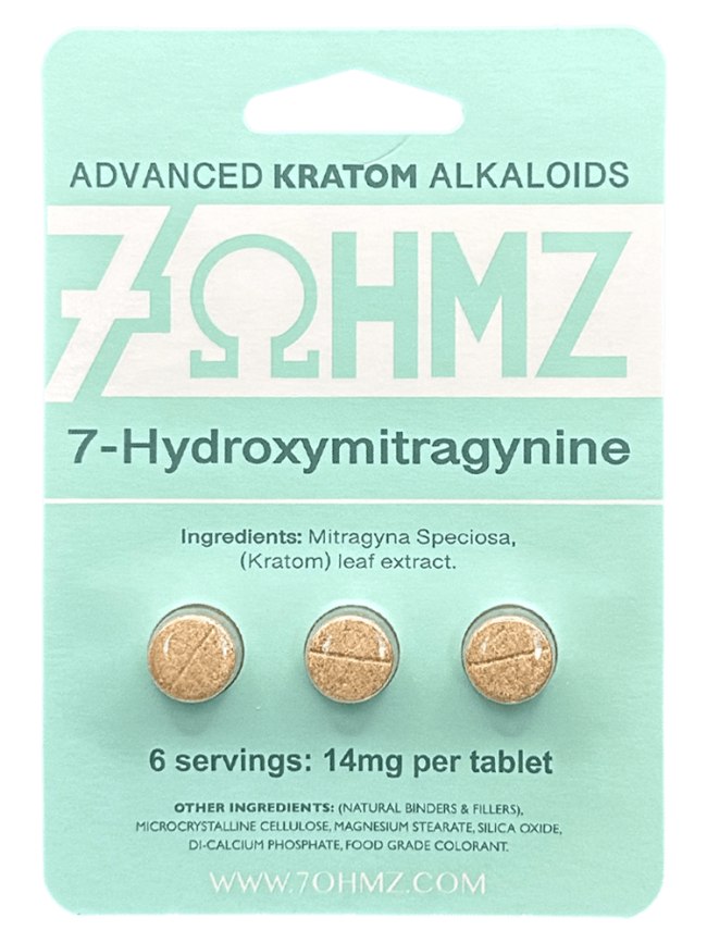 7Hydroz 14mg 7-Hydroxymitragynine Tablets 3ct
