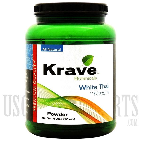 Krave Botanicals Powder  500 gram White Thai