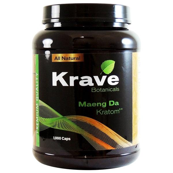 Krave Botanicals 1,000 Caps  Maeng Da