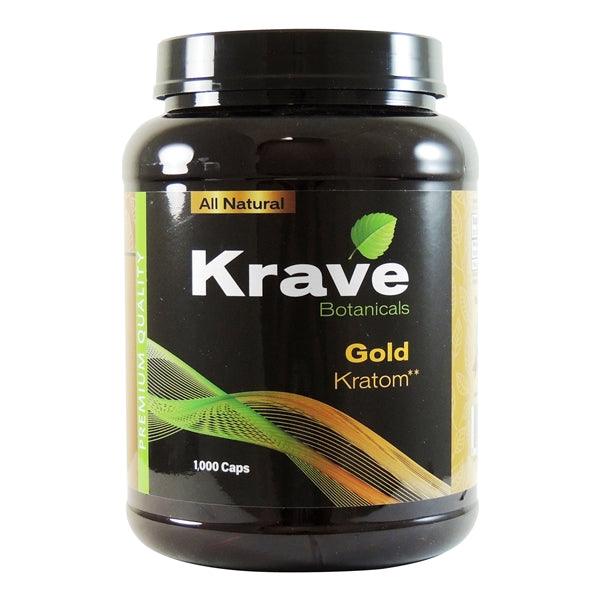 Krave Botanicals 1,000 Caps Gold