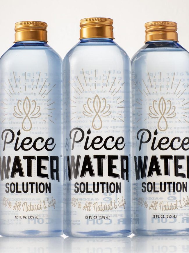 (3) BOTTLES PIECE WATER