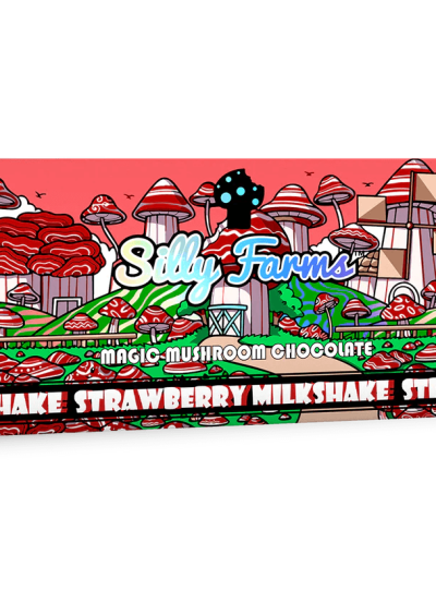 silly farms chocolate mushroom STRAWBERRY MILKSHAKE