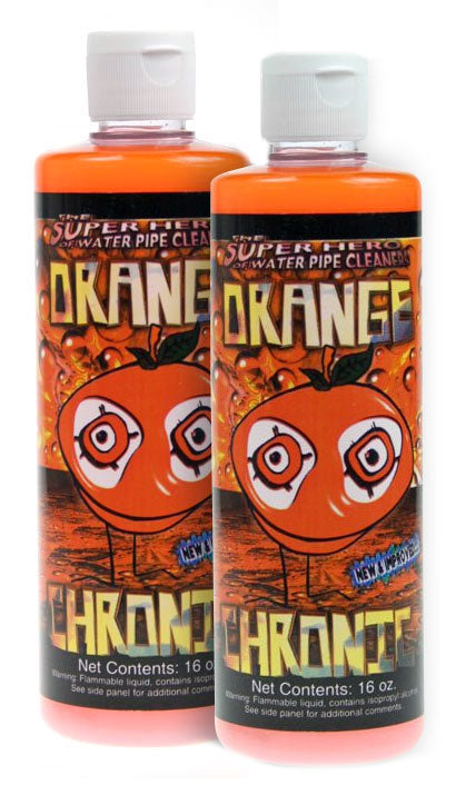 Orange Chronic 16oz Cleaner 2 Bottle