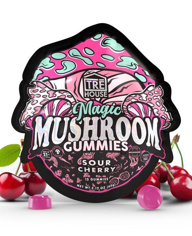 Tre House Gummies - Magic Mushroom - Sour Cherry