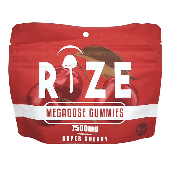 Rize Megadose 7500mg Gummies Super Cherry