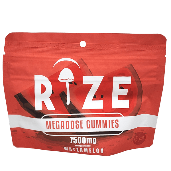 Rize Megadose 7500mg Gummies Sour Apple