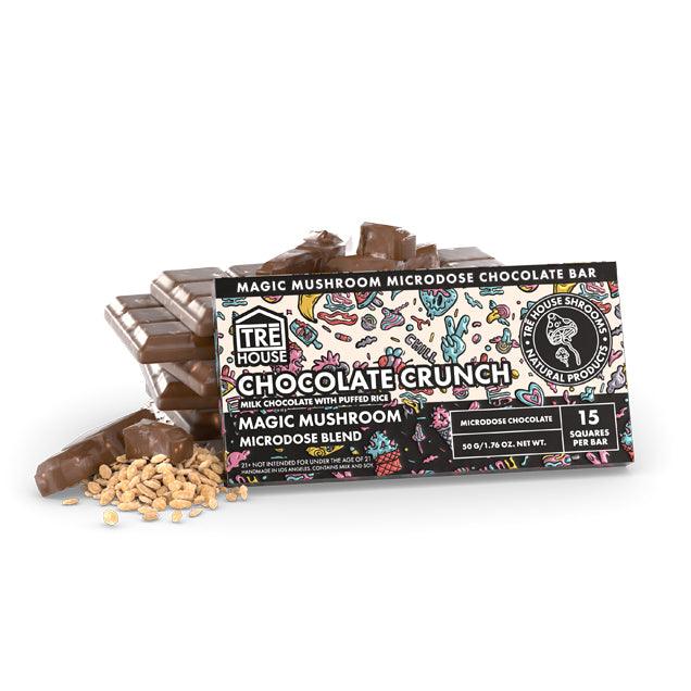 Tre House Magic Mushroom Chocolate Bars chocolate crunch