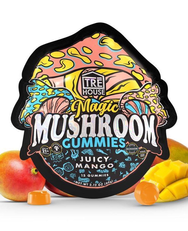 Tre House Juicy Mango Magic Mushroom Gummies
