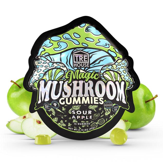 Tre House Sour Apple Magic Mushroom Gummies