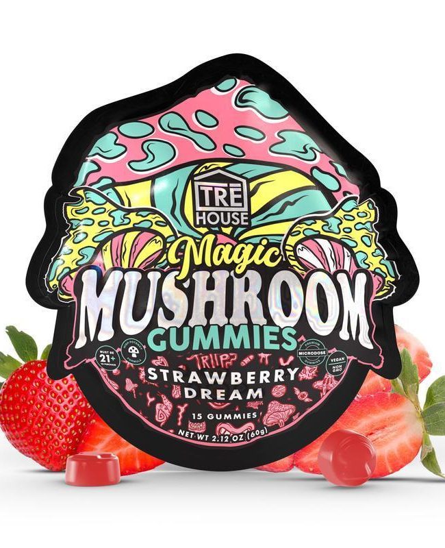 Tre House Strawberry Dreamr Magic Mushroom Gummies